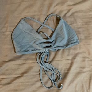 Light blue bathing suit top